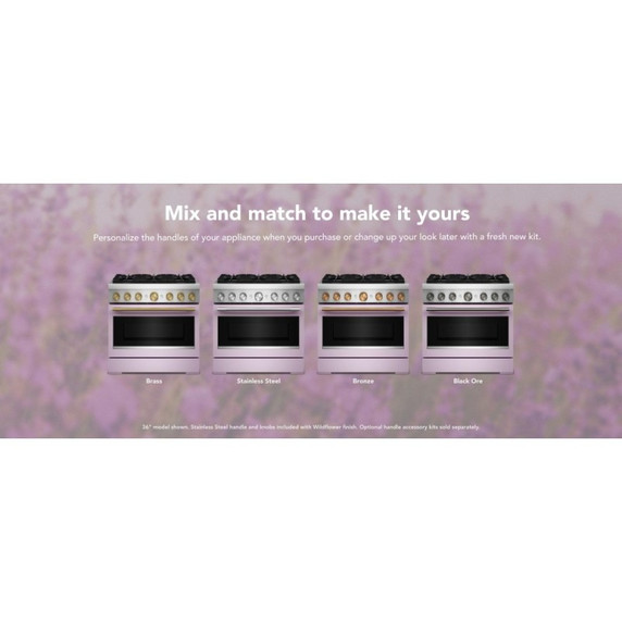 Kitchenaid® 36-Inch 6 Burner Commercial-Style Dual Fuel Range with No Preheat Air Fry Mode KFDS936SWF