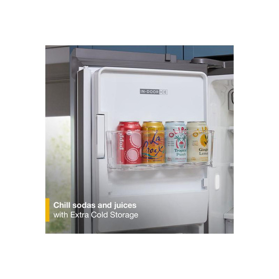 Whirlpool® 36-inch Wide True Counter Depth 3-Door French Door Refrigerator - 23.4 cu. ft. WRFC7036RV