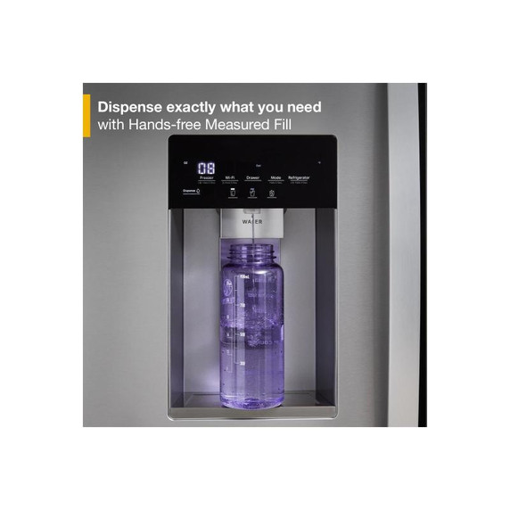 Whirlpool® 36-inch Wide True Counter Depth 3-Door French Door Refrigerator - 23.4 cu. ft. WRFC7036RZ