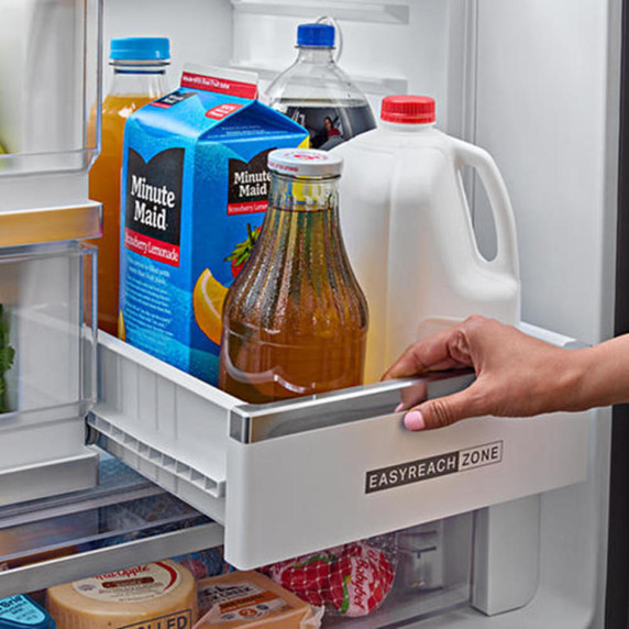Whirlpool® 36-inch Wide True Counter Depth 4-Door French Door Refrigerator - 22 cu. ft. WRMC7036RZ