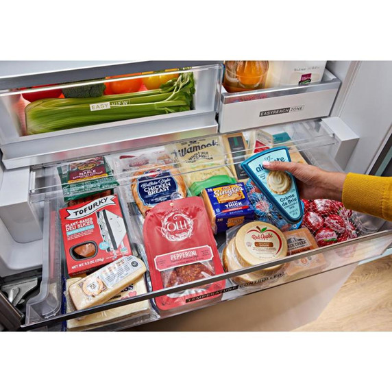 Whirlpool® 36-inch Wide True Counter Depth 4-Door French Door Refrigerator - 22 cu. ft. WRMC7036RZ