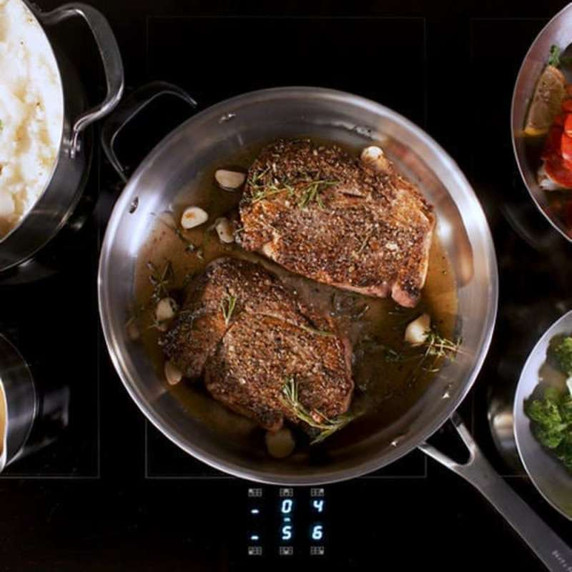 KitchenAid® 36-Inch 6-Element Induction Freestanding Commercial-Style Range with Air Fry KFIS936SSS