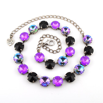 High Voltage Violet | 12mm Jewelry | Antique Silver