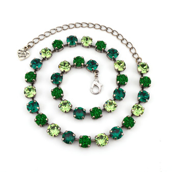 Shamrock Shimmer | Antique Silver | 8.5mm Crystal Jewelry