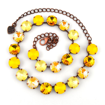 Limoncello | Antique Copper | 3/4 Length Necklace
