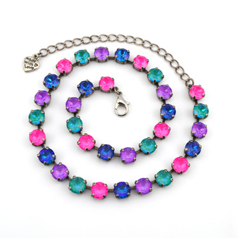 Electric Glamour | Antique Silver | 8.5mm Crystal Jewelry