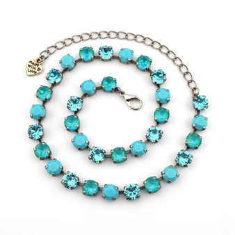 Southwest Blue | Antique Silver | 8.5mm Crystal Jewelry