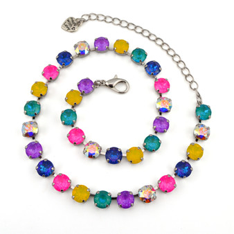 Rhodium | Glow Getter | 8.5mm Crystal Jewelry