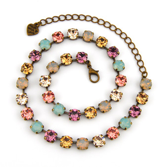 Antique Brass | Cozy Chic | 8.5mm Crystal Jewelry