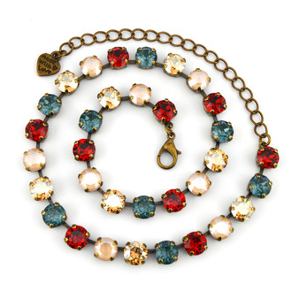 Antique Brass | Velvet Spark | 8.5mm Crystal Jewelry