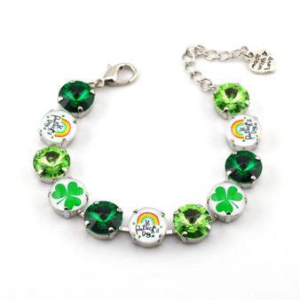 Rhodium | Pinch Proof | 12mm Bracelet