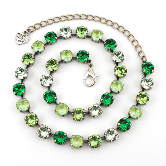 Antique Silver | Paradise Palms | 8.5mm Crystal Jewelry