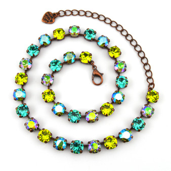 Antique Copper | Oasis | 8.5mm Crystal Jewelry