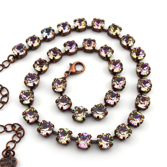 Antique Copper | Vitrail Light | 8.5mm Crystal Jewelry