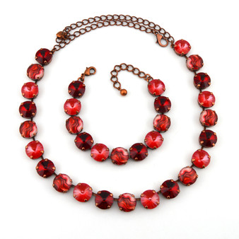 Red Marble 12mm Jewelry