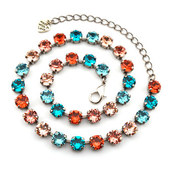 Antique Silver | Ambrosia Skies | 8.5mm Crystal Jewelry