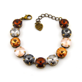 Creme Brulee Bracelet in Antique Brass