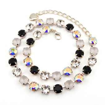 Shiny Silver | Black Tie Affair | 8.5mm Crystal Jewelry