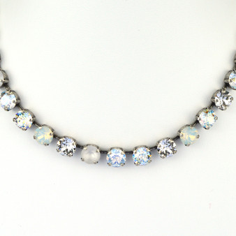 Antique Silver | Clear Clouds | 8.5mm Crystal Jewelry