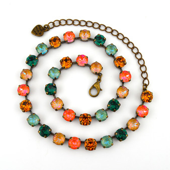 Antique Brass | Chameleon | 8.5mm Crystal Jewelry