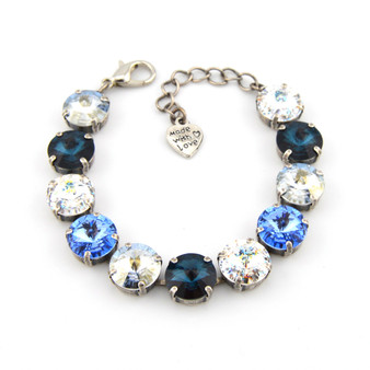 Denim Blues Bracelet in Antique Silver Denim Blues Bracelet in Antique Silver