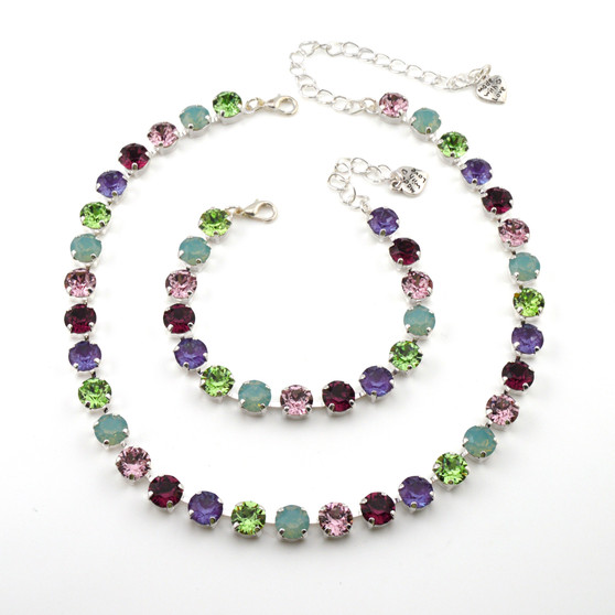 Shiny Silver | Off the Vine | 8.5mm Crystal Jewelry