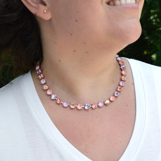 Taste of Summer | Rose Gold | 8.5mm Crystal Jewelry Necklace