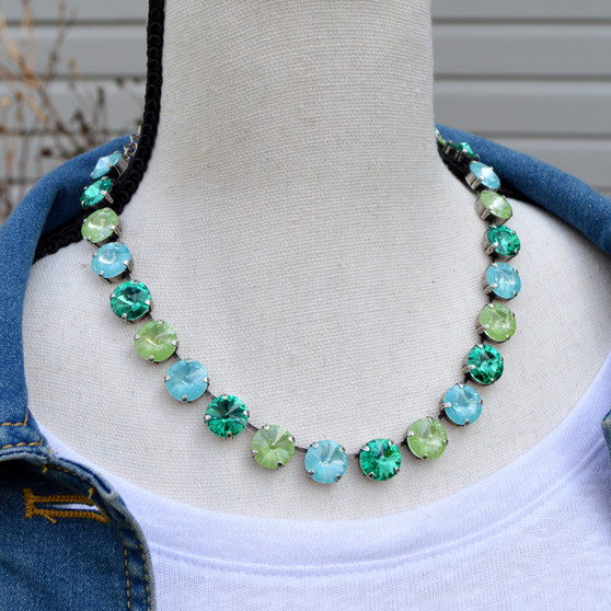 Antique Silver | Paradise Tide | 3/4 Length | 12mm Necklace