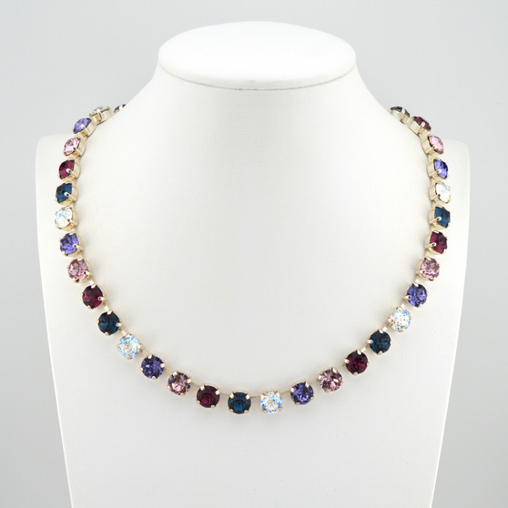 Shiny Silver | Bermuda Dream | 8.5mm Crystal Necklace