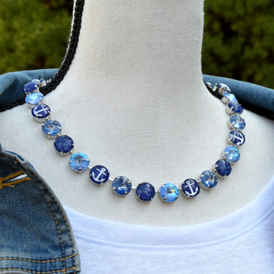 Rhodium | Smooth Sailing | 12mm Crystal Jewelry