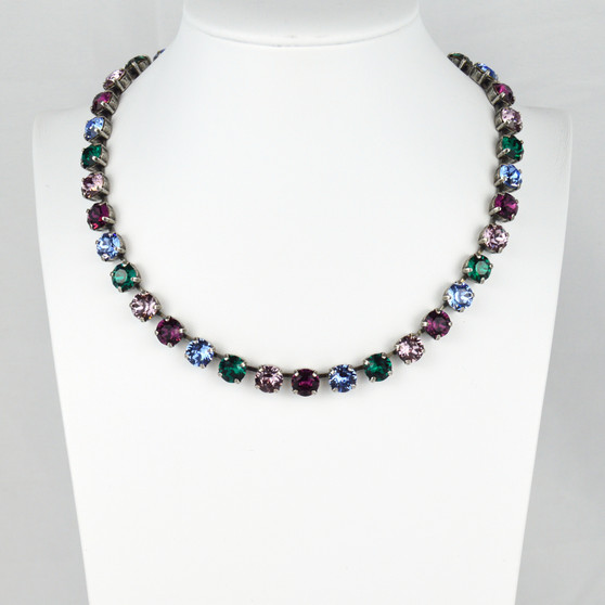 Antique Silver | Anaheim Air | 8.5mm Crystal Jewelry Necklace