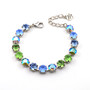 Rhodium | Garden Mist | 8.5mm Crystal Bracelet
