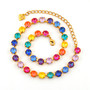 Gold | Rainbow Sorbet | 8.5mm Crystal Jewelry
