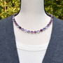 Purple Impulse 8.5mm Austrian Crystal Jewelry Necklace