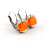 Antique Silver | Great Pumpkin | 12mm Drop Earrings