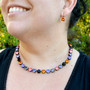Antique Copper | Spellbound | 8.5mm Crystal Necklace, Bracelet, Earrings Set