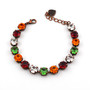 Antique Copper | Autumn Breeze | 8.5mm Crystal Jewelry Bracelet