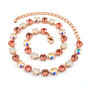 Necklace in Rose Gold - Rustic Pink