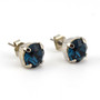 Rhodium | Montana | 8.5mm Stud Earrings