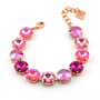 Rose Gold | Malibu | 12mm Crystal Bracelet