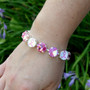 Shiny Silver | The Power of Pink  | 12mm Bracelet