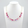 Shiny Silver | The Power of Pink | 1/2 Length | 12mm Necklace