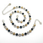 Rhodium | Franklin Regional | 8.5mm Crystal Necklace