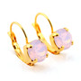 Gold | Rose Water Opal | 8.5mm Drop Earrings