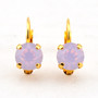 Gold | Rose Water Opal | 8.5mm Drop Earrings