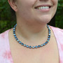 Antique Silver | Dazzling Denim | 8mm Crystal Jewelry