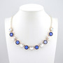 Ice Queen 12mm Half Length Crystal Necklace in Shiny Silver