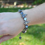 Winter Blues Christmas Tree Bracelet