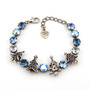 Winter Blues Christmas Tree Bracelet