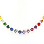 Shiny Silver | Colorful Rainbow | 8.5mm Crystal Jewelry